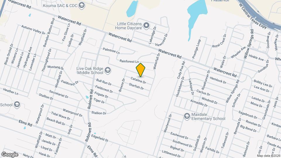 3407 Catalina Dr Map and Location Details