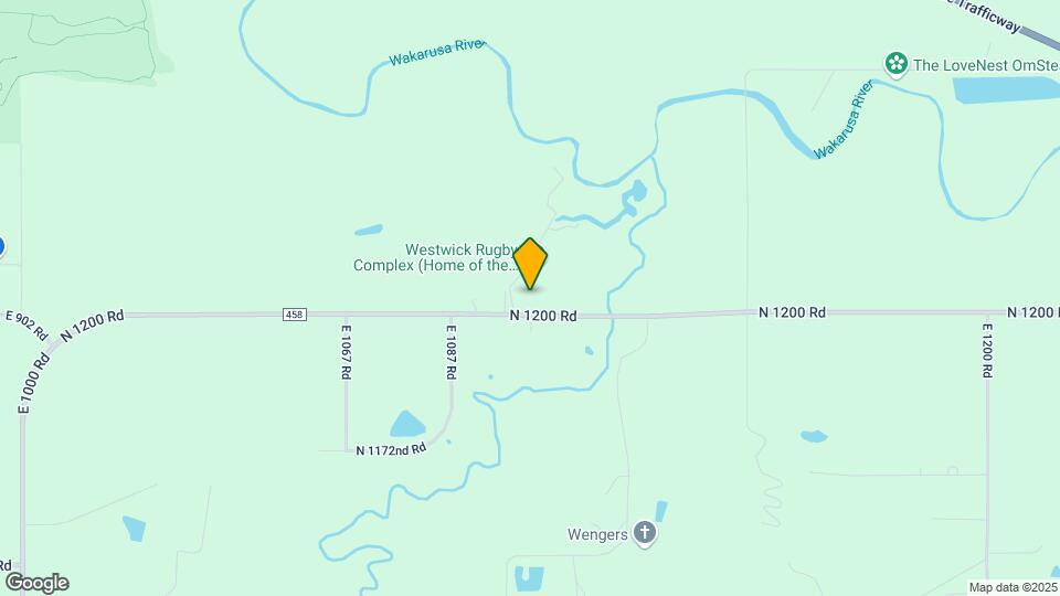 1104 N 1200 Rd Map and Location Details