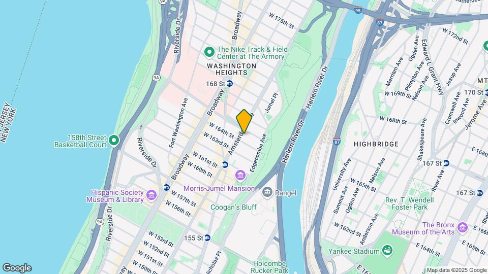 2109 Amsterdam Ave Mapa y Detalles de la Ubicación