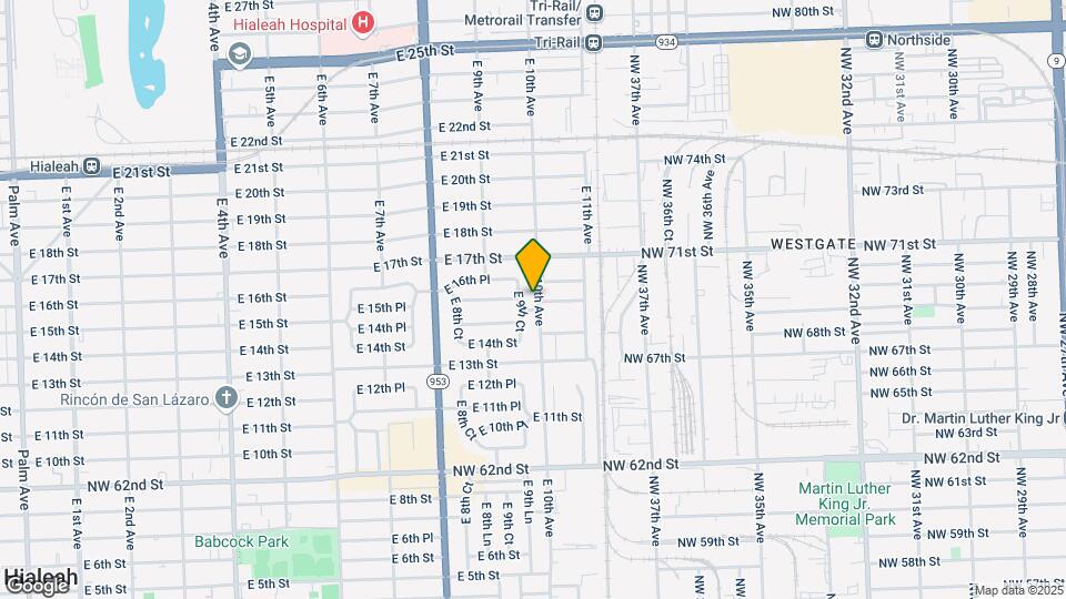 1520 E 10th Ave Map and Location Details