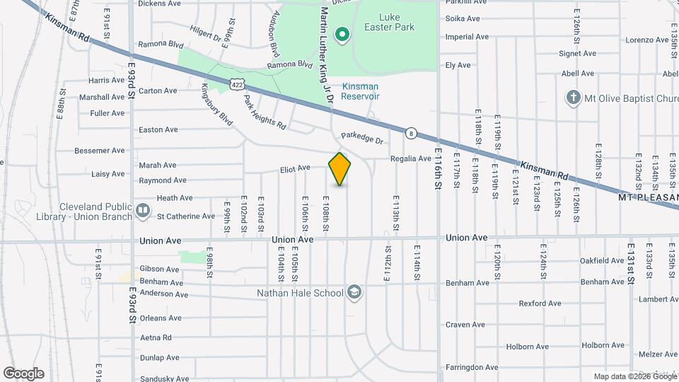 3412 E 110th St Mapa y Detalles de la Ubicación