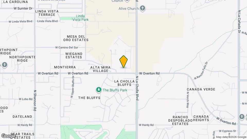 9221 N Peridot Vis Ave Map and Location Details