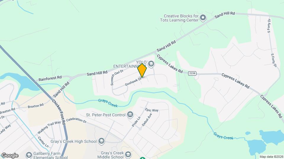 5231 Goshawk Dr Map and Location Details