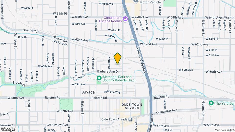 7615 W 60th Ave Map and Location Details