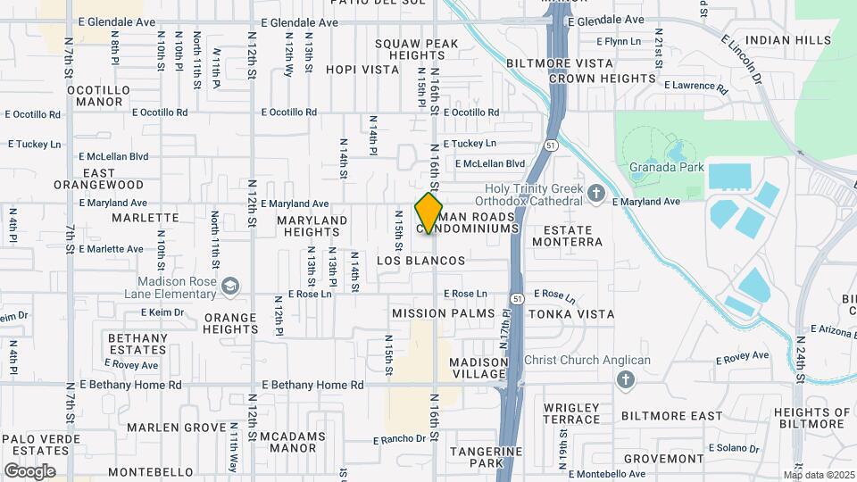 6320 N 16th St Map and Location Details
