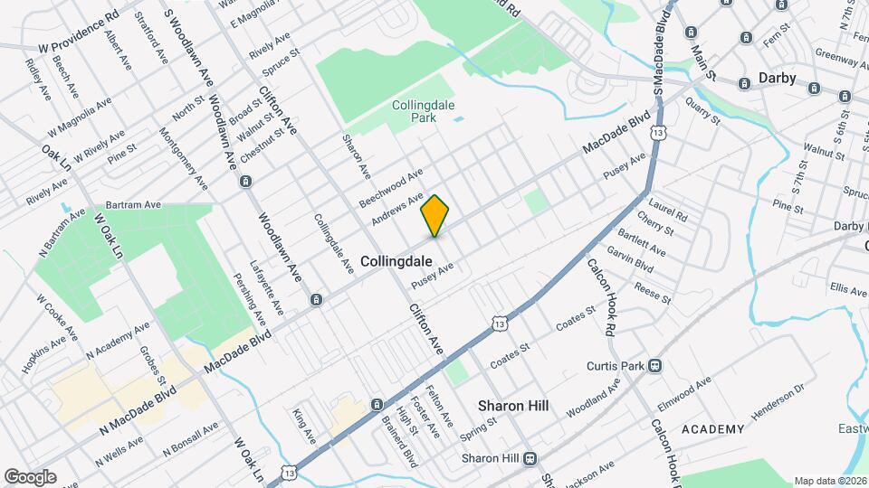 612 MacDade Blvd Map and Location Details