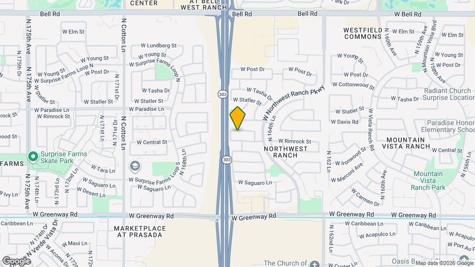 16649 W Monte Cristo Ave Map and Location Details