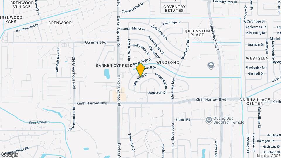 18139 Lake Bend Dr Map and Location Details