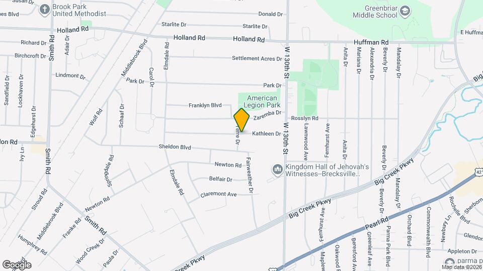 6421 Terre Dr Map and Location Details