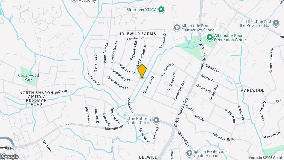 6209 Idlebrook Dr Mapa y Detalles de la Ubicación