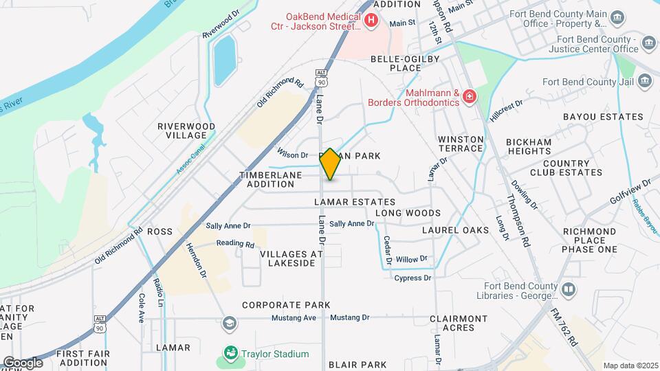 1109 Frances Dr Map and Location Details