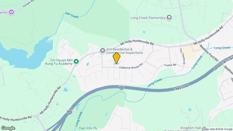 7307 Claiborne Woods Rd Map and Location Details