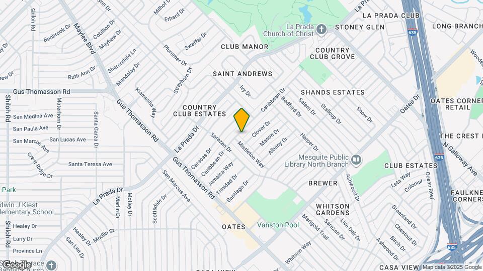 3204 Caribbean Dr Map and Location Details