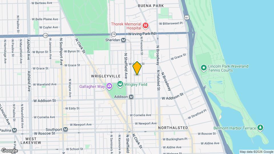 3715 N Wilton Ave Map and Location Details
