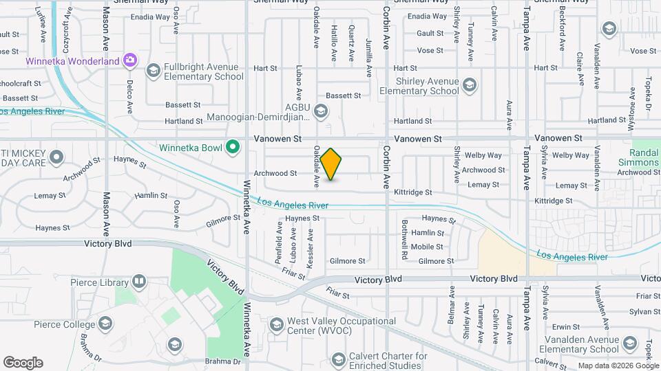 19841 Kittridge St Map and Location Details