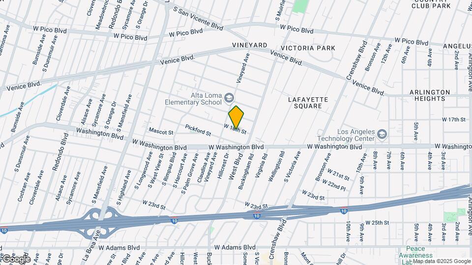 4536 W 18th St Map and Location Details