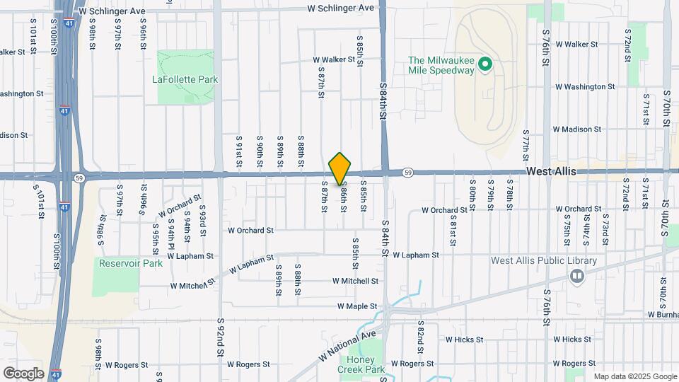 1427 S 86th St Map and Location Details