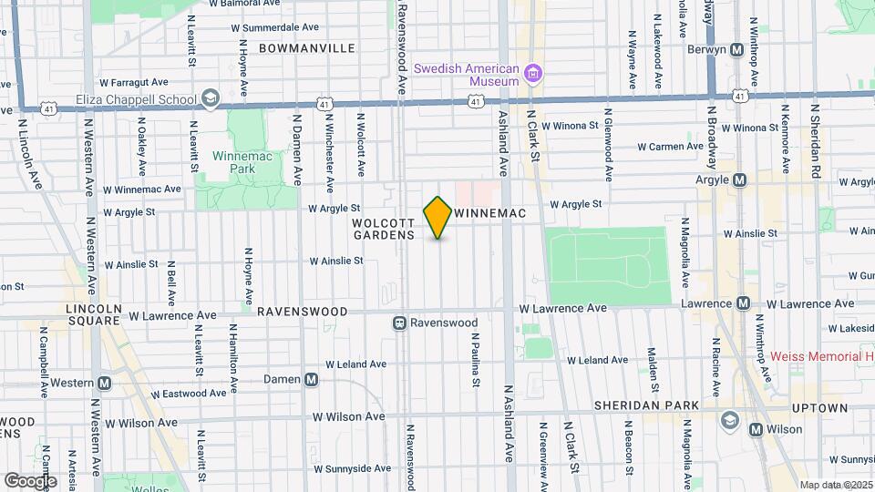 4886 N Hermitage Ave Map and Location Details