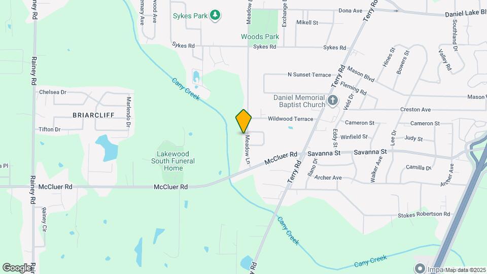 3831 Meadow Ln Map and Location Details