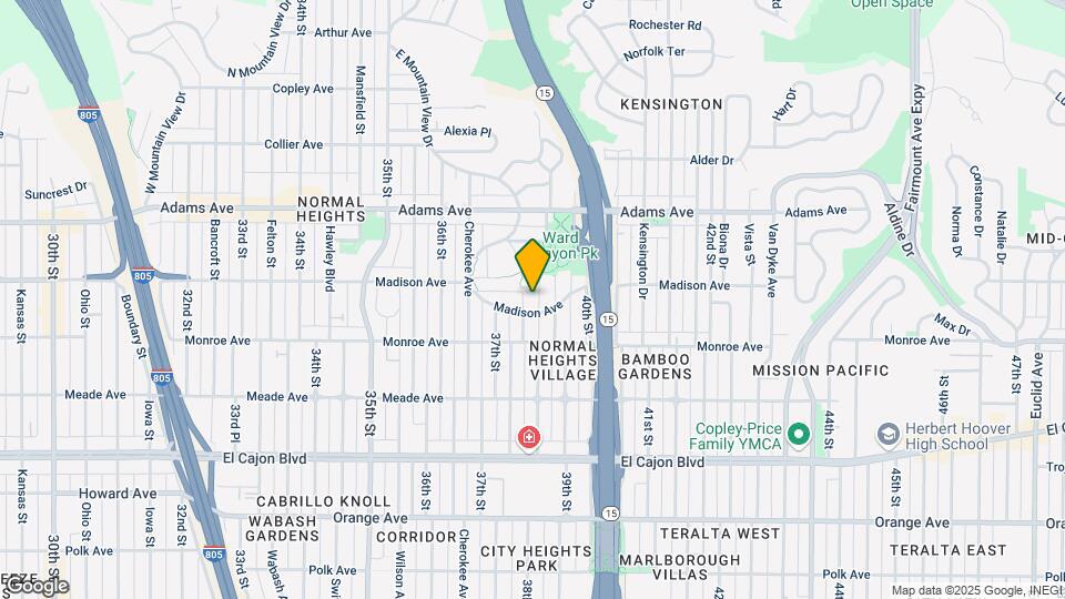 4563 38th St Map and Location Details