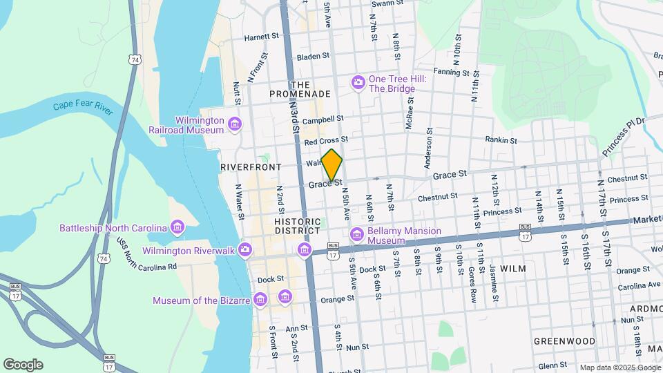 406 Grace St Mapa y Detalles de la Ubicación