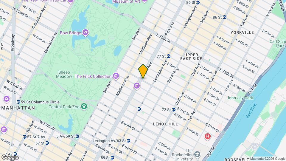 114 E 72nd St Tenants Corp Map and Location Details