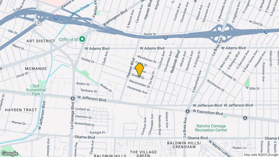 5418 1/2 Smiley Dr Map and Location Details