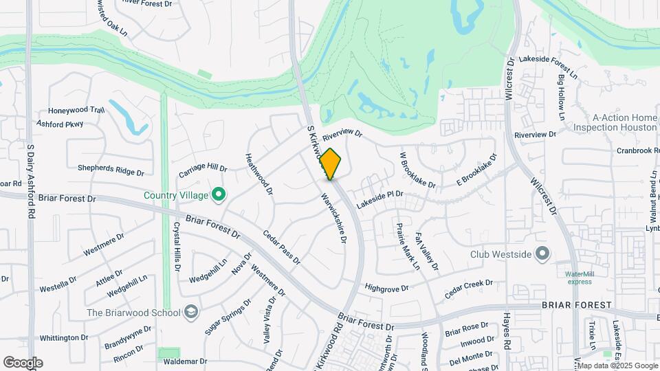 1414 S Kirkwood Rd Mapa y Detalles de la Ubicación