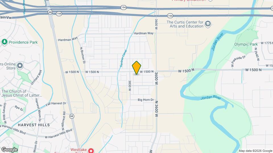 3761 W 1480 N Map and Location Details