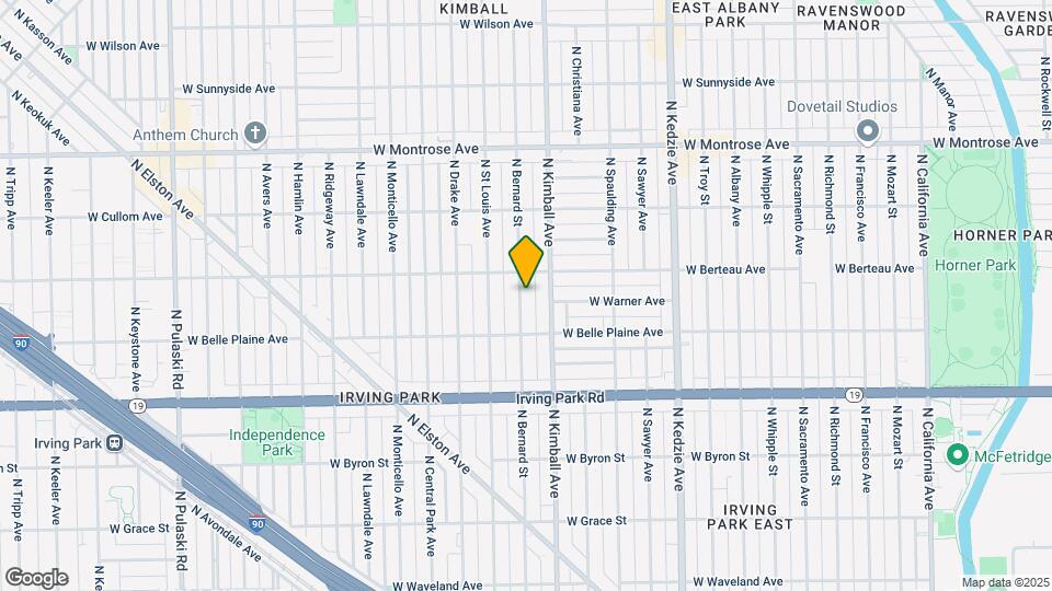 4137 N Bernard St Map and Location Details