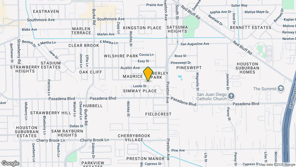 2605 Leslie St Map and Location Details