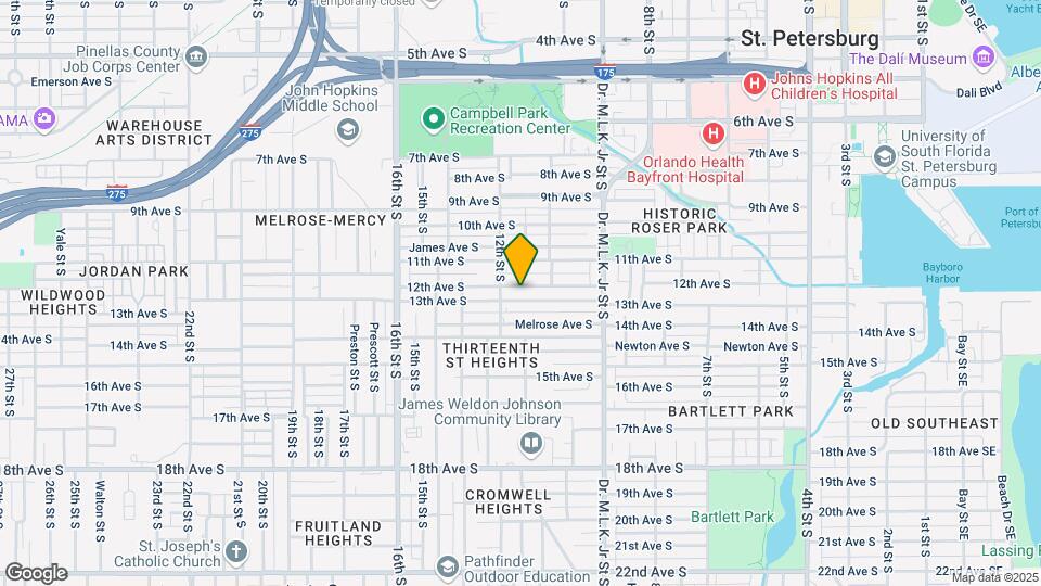 1101 13th Ave S Map and Location Details