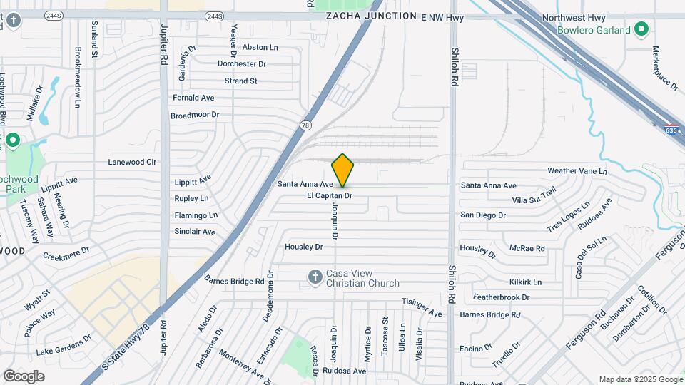 2307 El Capitan Dr Map and Location Details