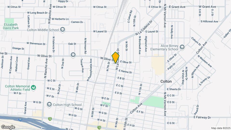 1057 N La Cadena Dr Map and Location Details
