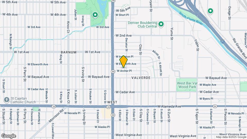 2823 W Archer Pl Map and Location Details