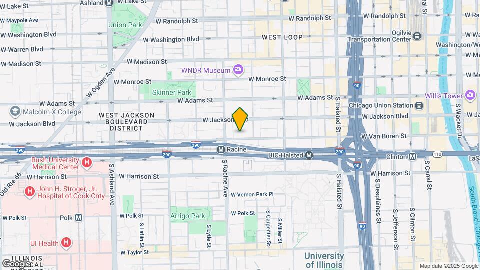1128 W Van Buren St Map and Location Details