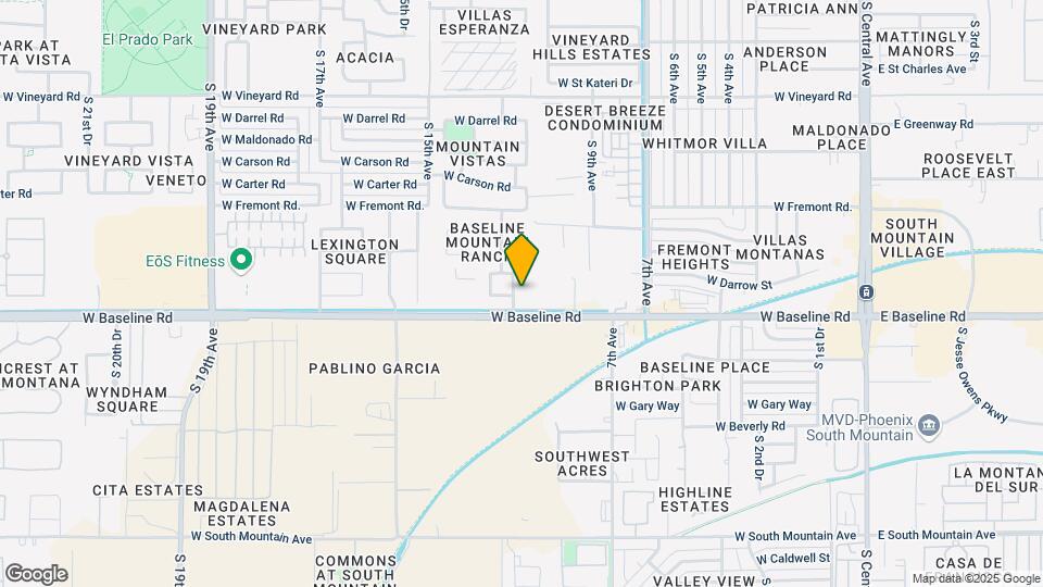 7503 S 12th Ave Mapa y Detalles de la Ubicación