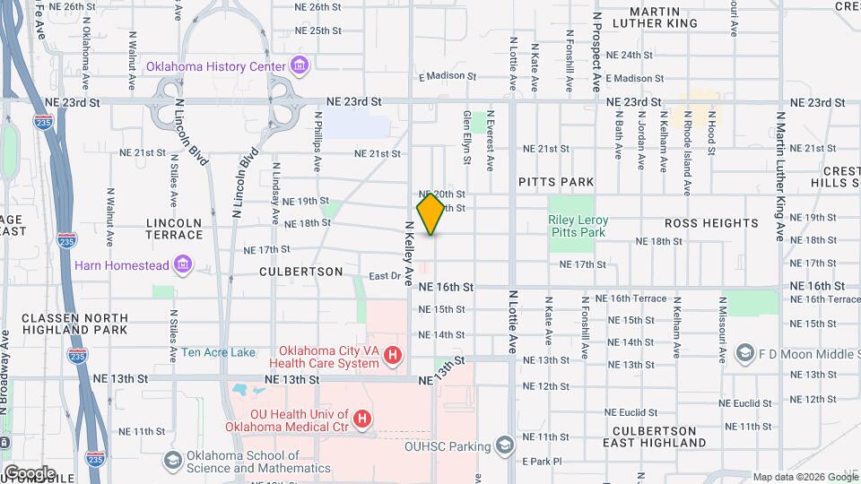 1020 NE 18th St Map and Location Details