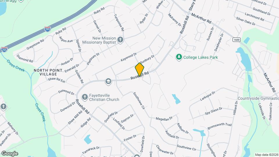 4730 Rosehill Rd Map and Location Details