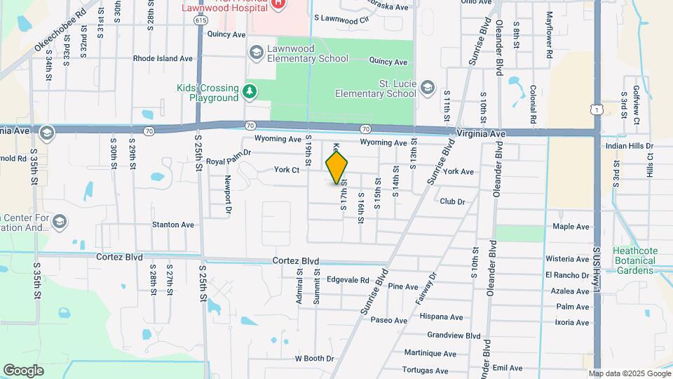 2517 S 17th St, Unit 105 Map and Location Details