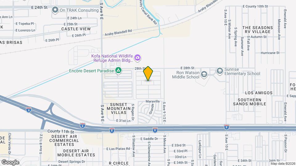 9351 E 28th St Map and Location Details