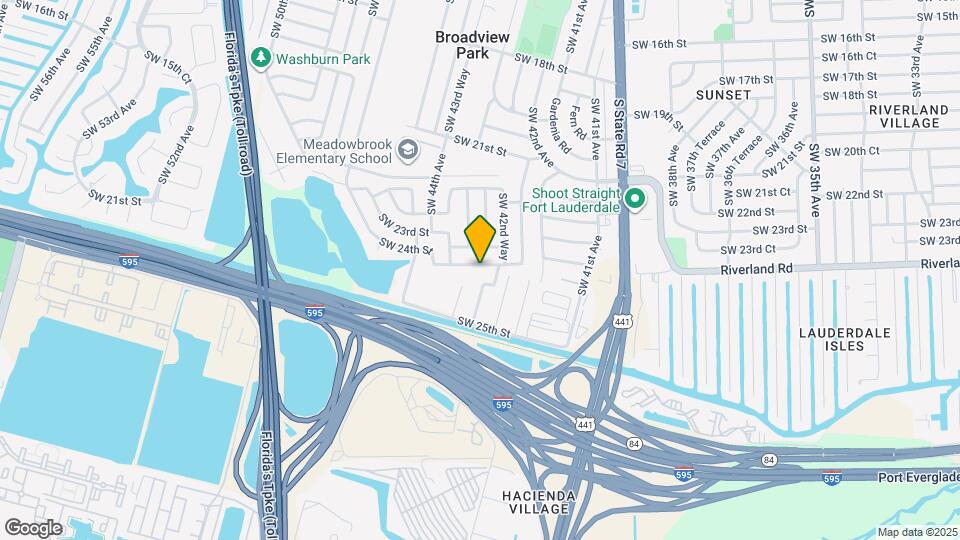 4310 SW 24th St Map and Location Details