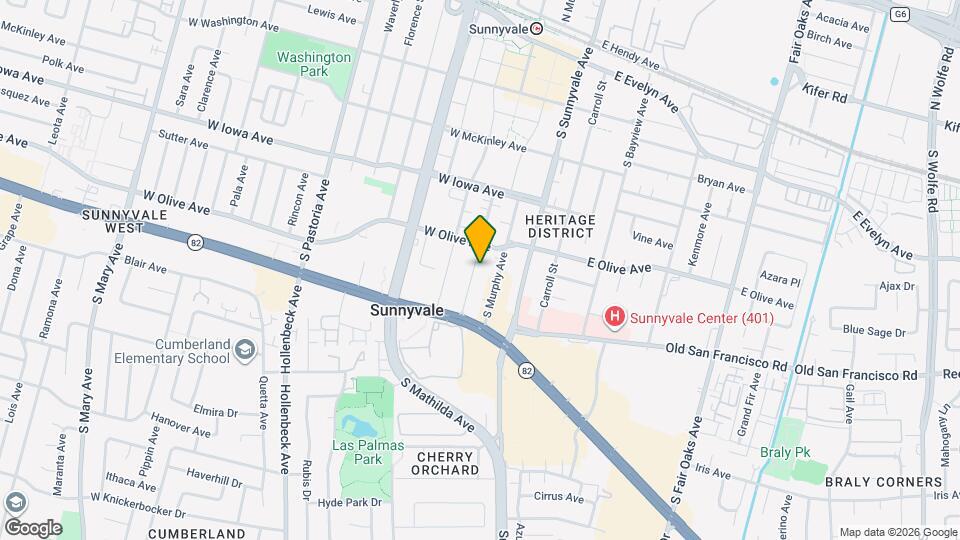 536 S Frances St Map and Location Details