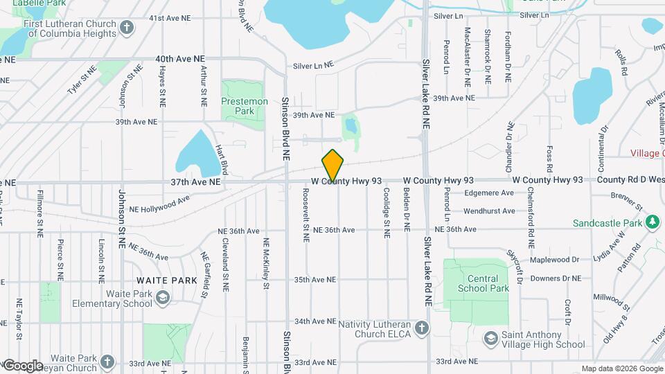 3640 Edward St NE Map and Location Details