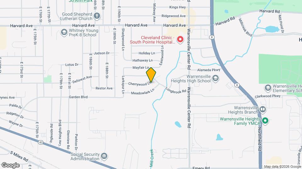 19602 Cherrywood Ln Map and Location Details