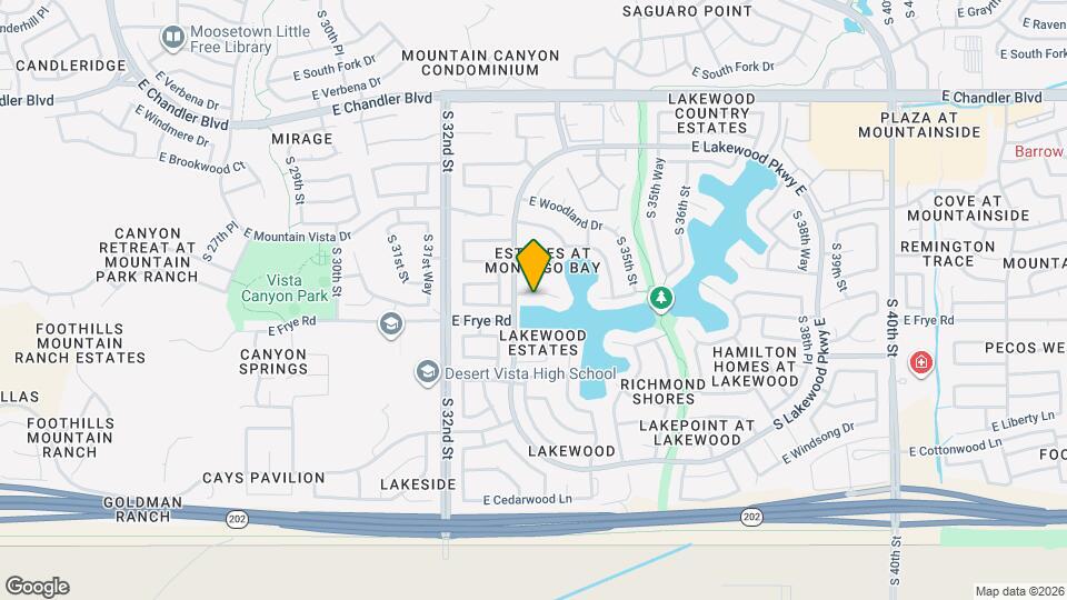 3339 E Tanglewood Dr Map and Location Details