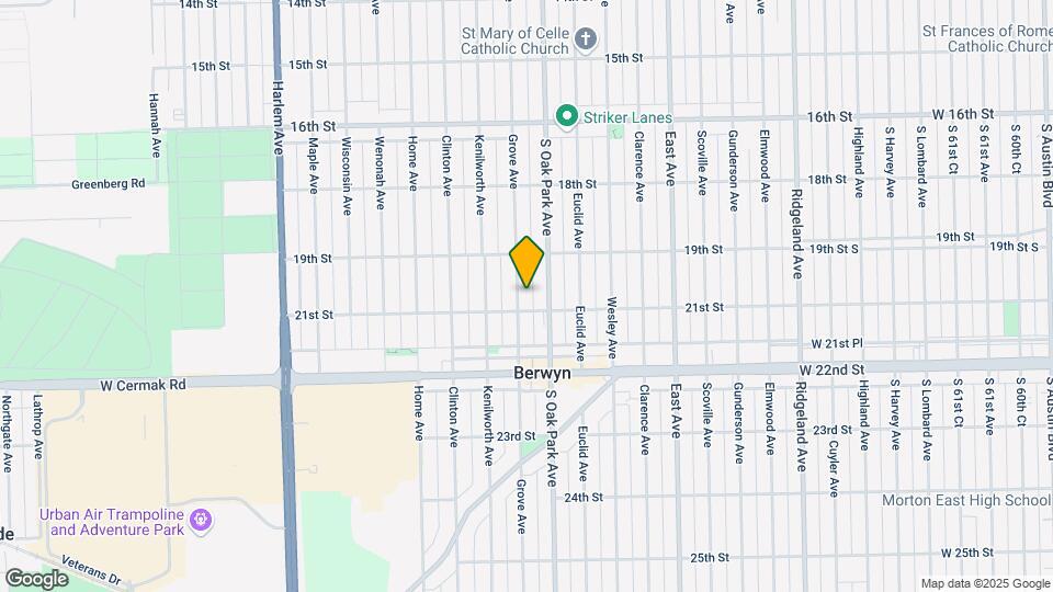 Berwyn Grove Map and Location Details