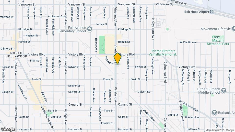 6300 Vineland Ave Map and Location Details