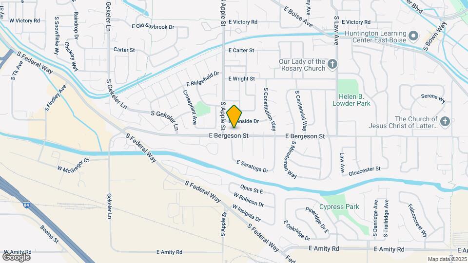 872 E Bergeson St Map and Location Details