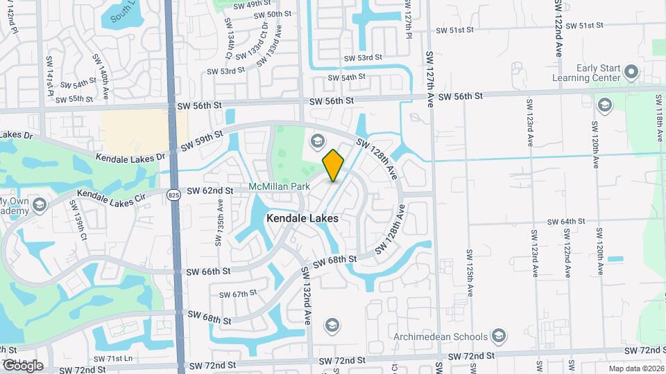 6205 SW 131st Ct Map and Location Details